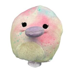 Squishmallow Brindall Platypus Rainbow Plush Collectible 4" x 3" S4 1425 NWT